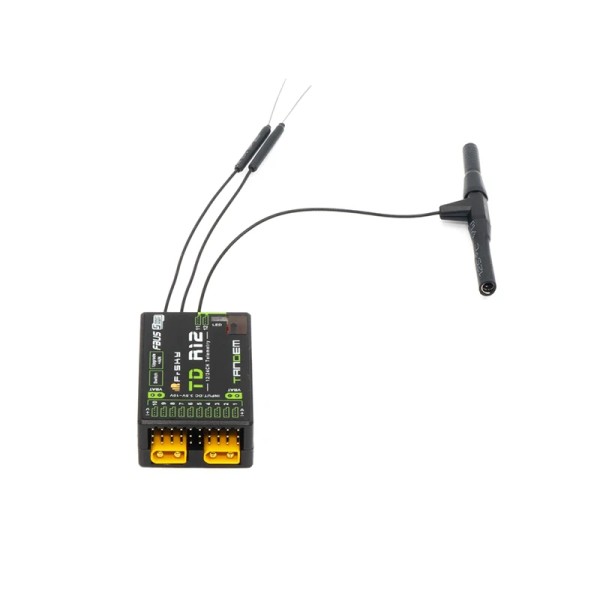 FrSky TD R12 12chnanel con PWM SBUS FBUS o S.Port 2.4Ghz 900Mhz